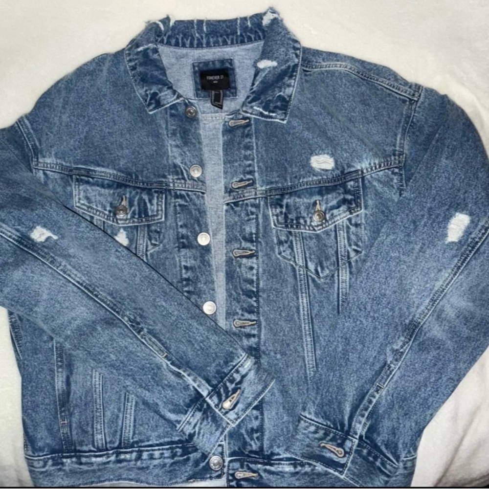 Forever 21 Blue Denim Jacket